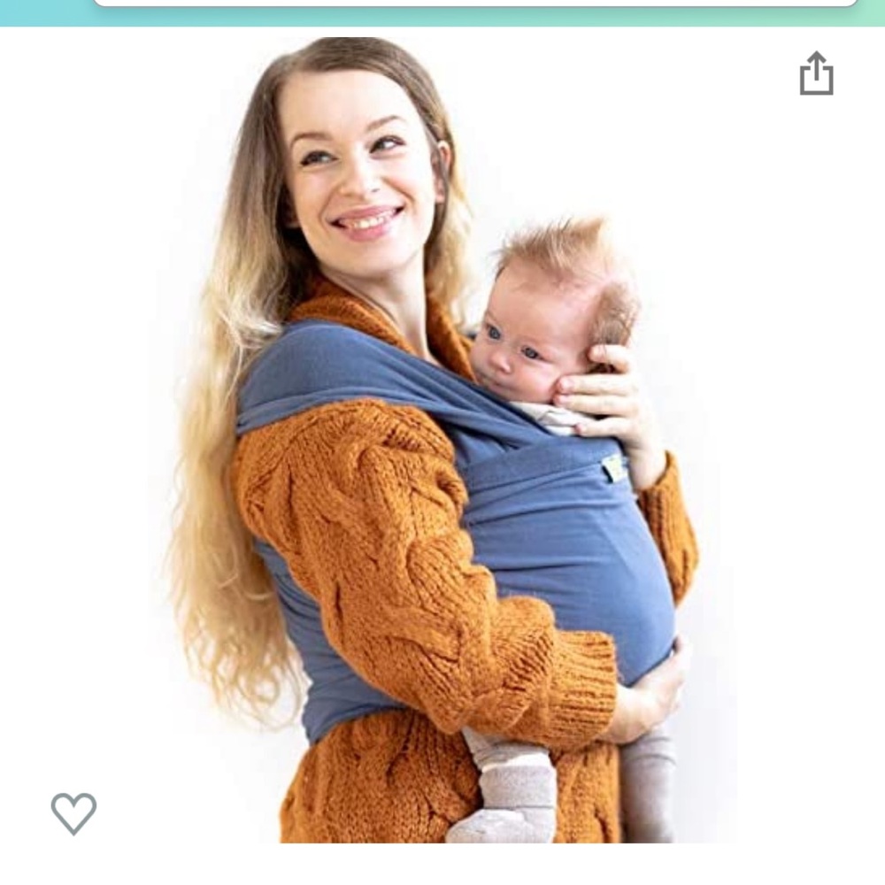 Blue baby wrap
